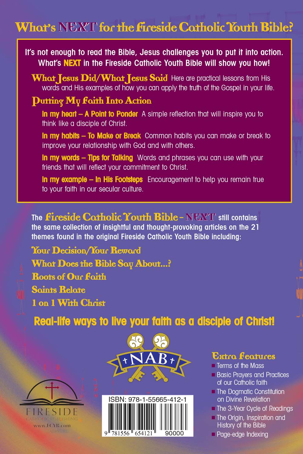 Fireside Catholic Publishing Fireside Catholic Youth Bible - NEXT! Holy Bible